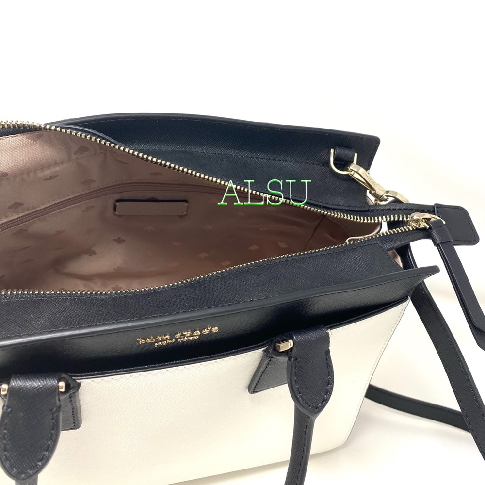 Kate ♠️Spade Medium Satchel Cameron Le White Beige - Picture 10 of 11